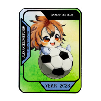 Benutzerdefiniert eine Sportkarte Magnet