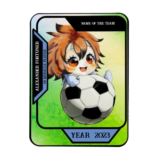 Benutzerdefiniert eine Sportkarte Magnet (Vertikal)