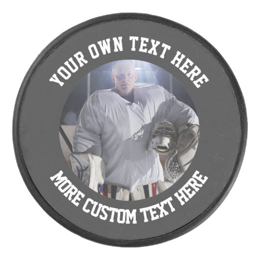 Benutzerdefiniert einer Art Personalisiert Eishockey Puck (Vorderseite)
