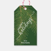 Benutzerdefiniert einfach, elegant Minimalistisch  Geschenkanhänger (Vorderseite)