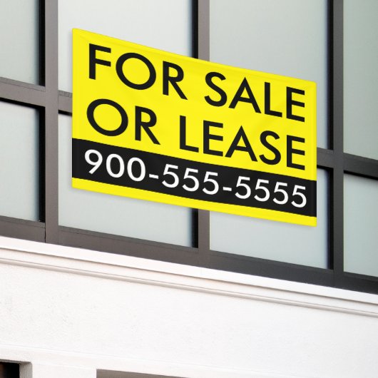 Benutzerdefiniert einfach zum Verkauf oder Leasen Banner (Äußeres Gebäude)