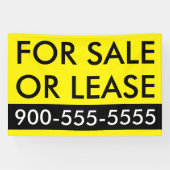 Benutzerdefiniert einfach zum Verkauf oder Leasen Banner (Horizontal)