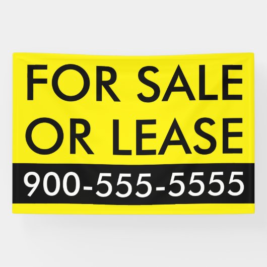 Benutzerdefiniert einfach zum Verkauf oder Leasen  Banner (Horizontal)