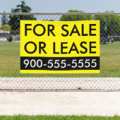 Benutzerdefiniert einfach zum Verkauf oder Leasen  Banner (Insitu)