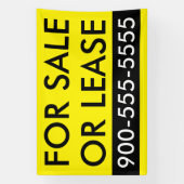 Benutzerdefiniert einfach zum Verkauf oder Leasen Banner (Vertikal)