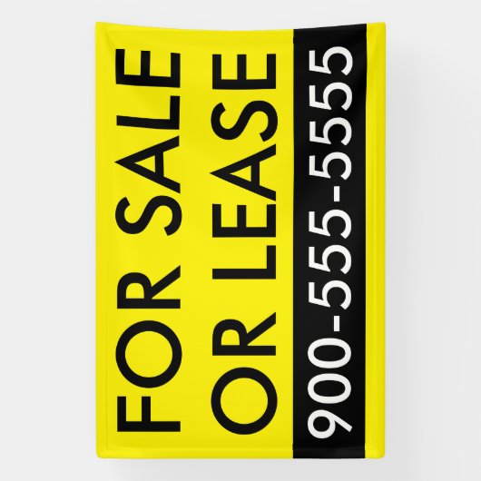 Benutzerdefiniert einfach zum Verkauf oder Leasen  Banner (Vertikal)