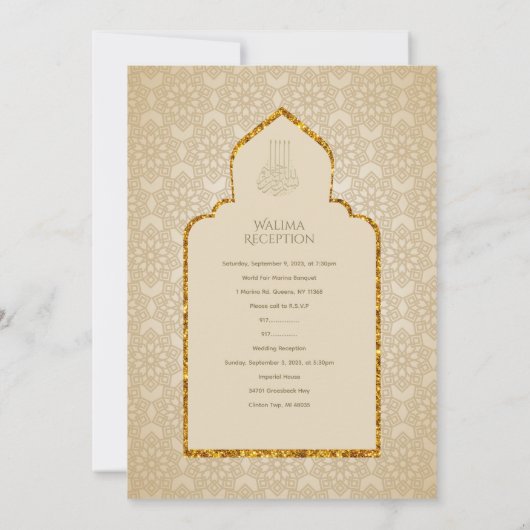 Benutzerdefiniert Einladung (Rückseite)