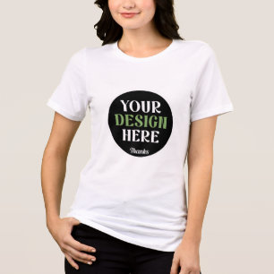 benutzerdefiniert, einzigartig, elegant & minimali Tri-Blend shirt