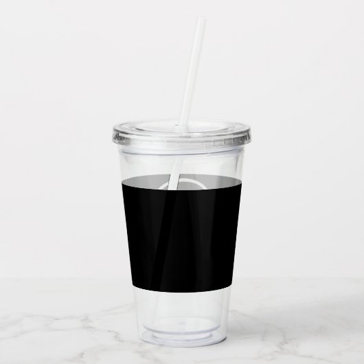 benutzerdefiniert, einzigartig, elegant und minima acryltrinkbecher (Rückseite)