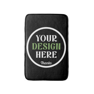 benutzerdefiniert, einzigartig, elegant und minima badematte