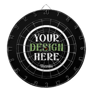 benutzerdefiniert, einzigartig, elegant und minima dartscheibe