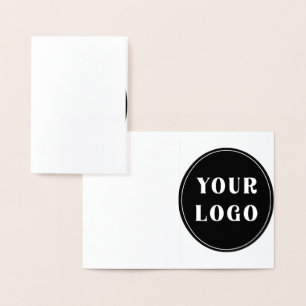 benutzerdefiniert, einzigartig, elegant und minima folienkarte