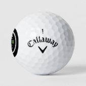 benutzerdefiniert, einzigartig, elegant und minima golfball (Logo)