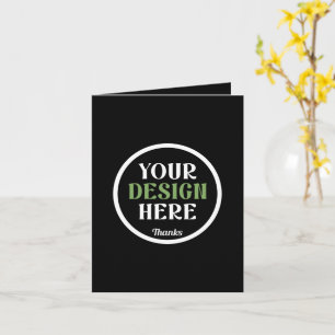 benutzerdefiniert, einzigartig, elegant und minima karte