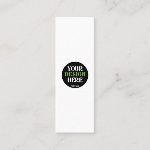 benutzerdefiniert, einzigartig, elegant und minima mini visitenkarte