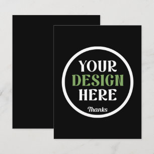 benutzerdefiniert, einzigartig, elegant und minima mitteilungskarte