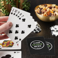 benutzerdefiniert, einzigartig, elegant und minima spielkarten