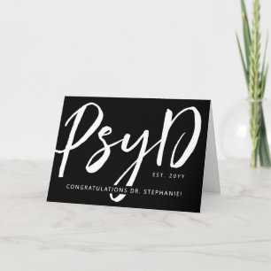 Benutzerdefiniert Elegant PsyD Doktor der Psycholo Karte