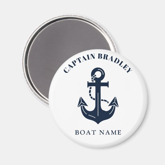 Benutzerdefiniert Eleganter Nautilus Kapitän und B Magnet (Vorderseite/Rückseite)