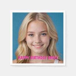 Benutzerdefiniert erstellen Sie Ihr eigenes Foto Serviette