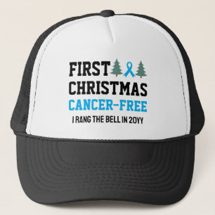 Benutzerdefiniert erster CHRISTMAS Prostatakrebs f Truckerkappe