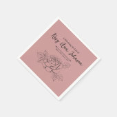 Benutzerdefiniert Feiern Sie das Leben Gedenkservi Serviette (Ecke)