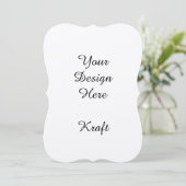 Benutzerdefiniert Feiertagskarte (Stehend Vorderseite)