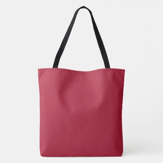 Benutzerdefiniert, festes rotes XL Tasche (Rückseite)