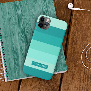 Benutzerdefiniert Fett Aqua Türkis Blau Grün Art S iPhone 16 Pro Max Hülle