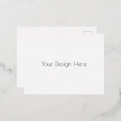 Benutzerdefiniert Folie Einladungspostkarte (Vorderseite/Rückseite)