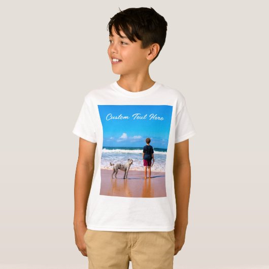 Benutzerdefiniert Foto Kids T - Shirt Geschenk mit (Vorne ganz)