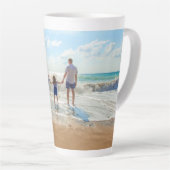 Benutzerdefiniert Foto Latte Tasse Personalisiert (Rechte Ecke)