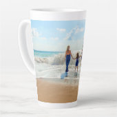 Benutzerdefiniert Foto Latte Tasse Personalisiert (Linke Ecke)