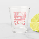 Benutzerdefiniert Foto oder Design hier hochladen Schnapsglas (Rückseite)