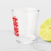 Benutzerdefiniert Foto oder Design hier hochladen Schnapsglas (Rechts)