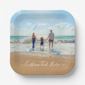 Benutzerdefiniert Foto Paper-Teller Fotos und Text Pappteller (Vorderseite)