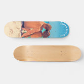 Benutzerdefiniert Foto-Skateboard mit Text Skateboard (Horizontal)