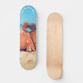 Benutzerdefiniert Foto-Skateboard mit Text Skateboard (Vorderseite)