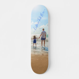 Benutzerdefiniert Foto-Skateboard mit Text Skateboard