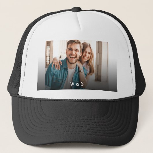 Benutzerdefiniert, Foto & Text-Hut. Kappe (Vorderseite)