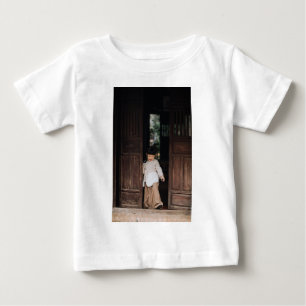Benutzerdefiniert, Foto und Text hinzufügen Baby T-shirt