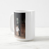 Benutzerdefiniert, Foto und Text hinzufügen Kaffeetasse (Vorderseite Links)