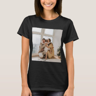 Benutzerdefiniert, Foto und Text hinzufügen T-Shirt