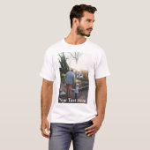Benutzerdefiniert, Foto und Text hinzufügen T-Shirt (Vorne ganz)