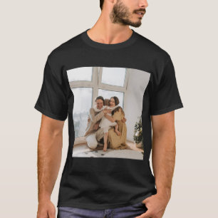 Benutzerdefiniert, Foto und Text hinzufügen T-Shirt