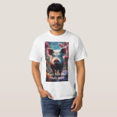 Benutzerdefiniert, Foto und Text hinzufügen T-Shirt (Vorne ganz)