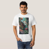 Benutzerdefiniert, Foto und Text hinzufügen T-Shirt (Vorne ganz)