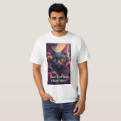 Benutzerdefiniert, Foto und Text hinzufügen T-Shirt (Vorne ganz)