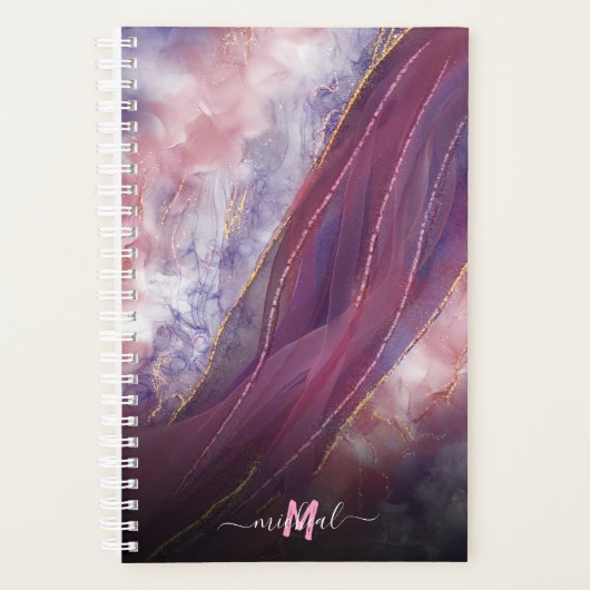 Benutzerdefiniert Fügen Sie Ihren Namen und Buchst Planer (Vorderseite)