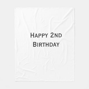 benutzerdefiniert fügen sie ihren text happy birth fleecedecke